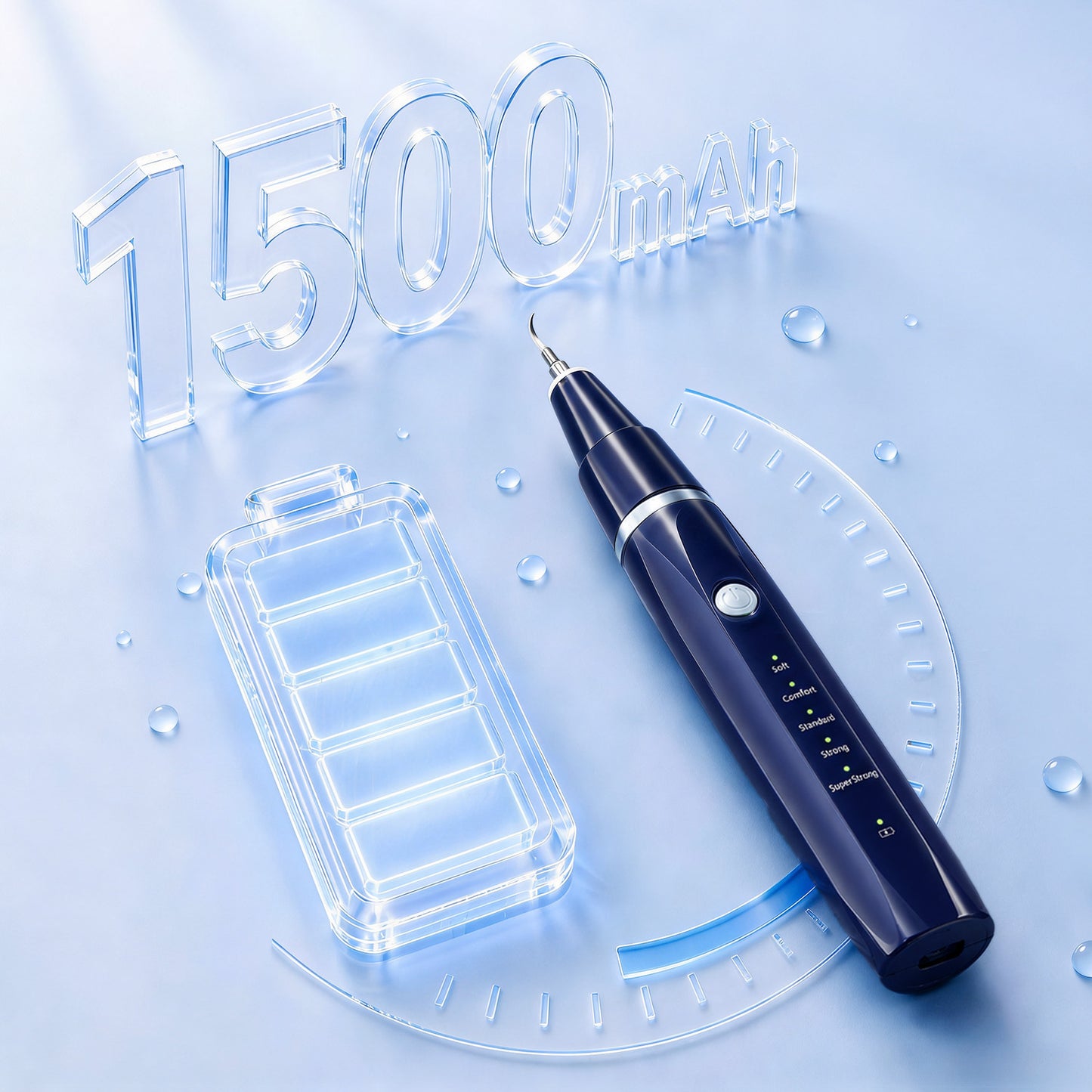 Vtiisamao Electric Plaque Remover for Teeth (ORAL Lite) - One-Button Dental Cleaner