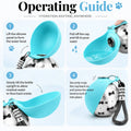 PawSip Travel Bottle – Portable Dog Water Bottle with Fold-Out Bowl