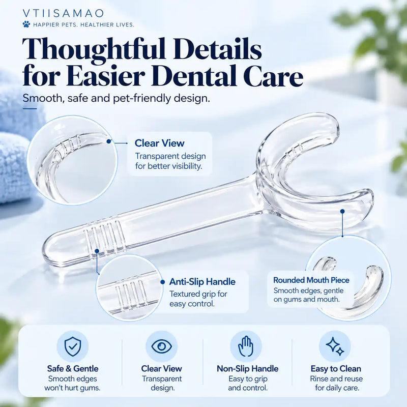Clear Dental Access Set for Dogs & Cats – 4 Piece