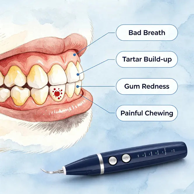Vtiisamao Pet Dental Scaler — At-Home Tartar Remover for Cats & Dogs