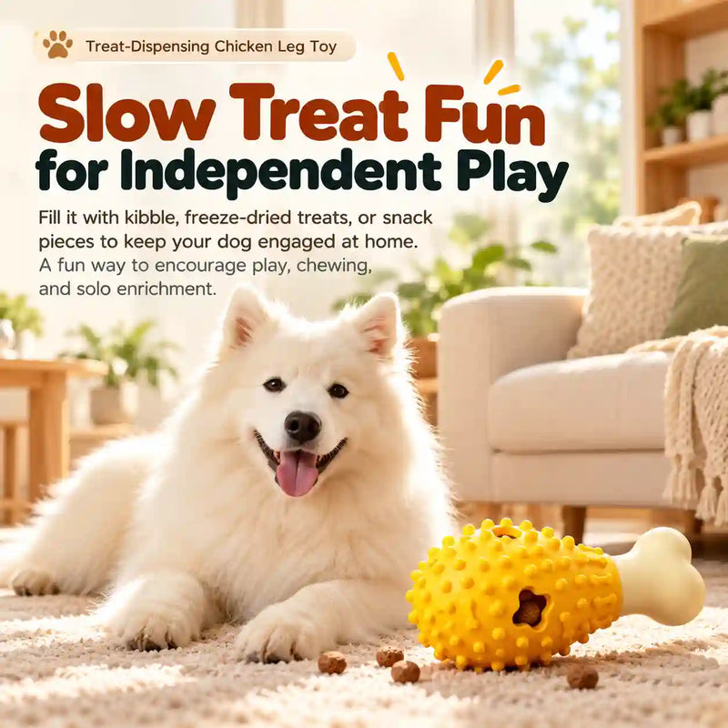 Treat-Dispensing Dental Chew Toy