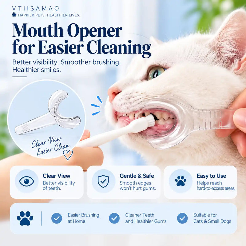 Clear Dental Access Set for Dogs & Cats – 4 Piece
