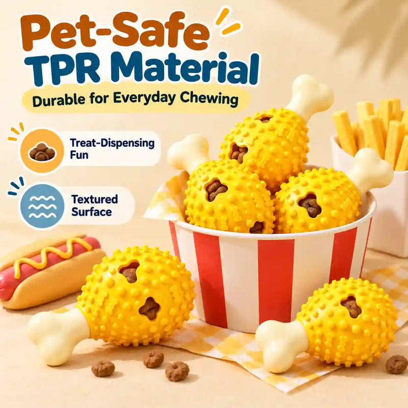 Treat-Dispensing Dental Chew Toy