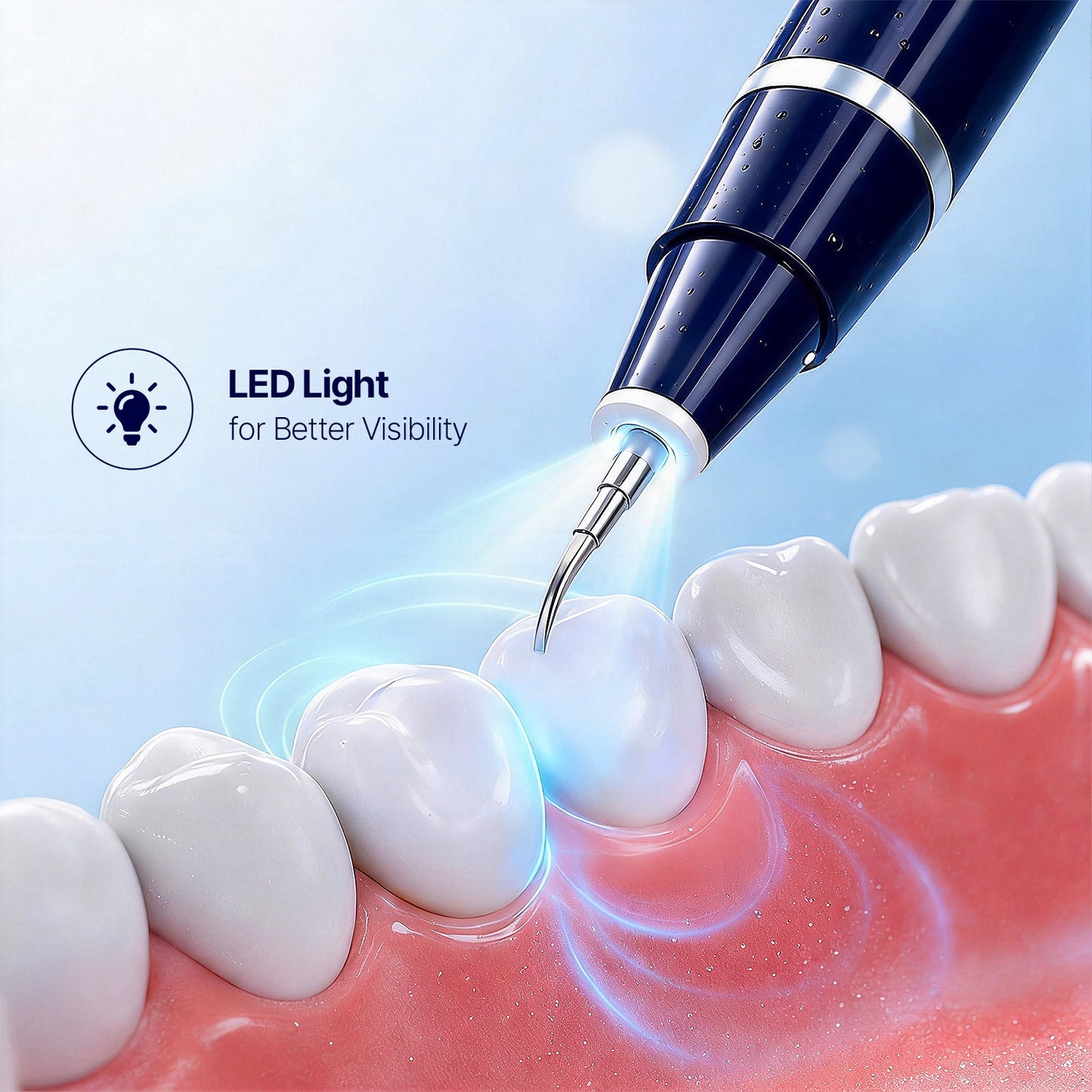 Vtiisamao Electric Plaque Remover for Teeth (ORAL Lite) - One-Button Dental Cleaner