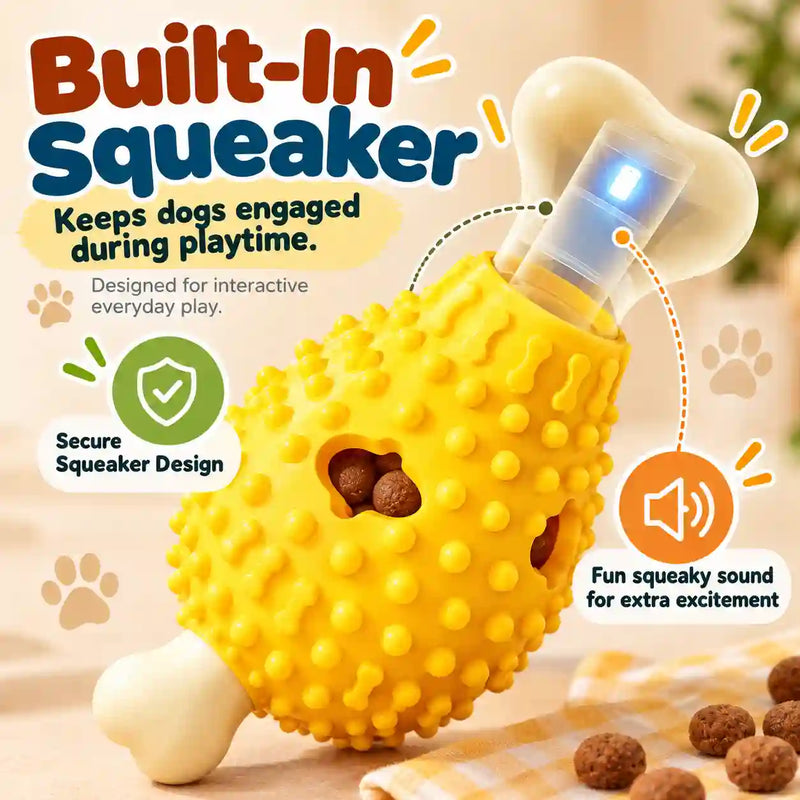 Treat-Dispensing Dental Chew Toy