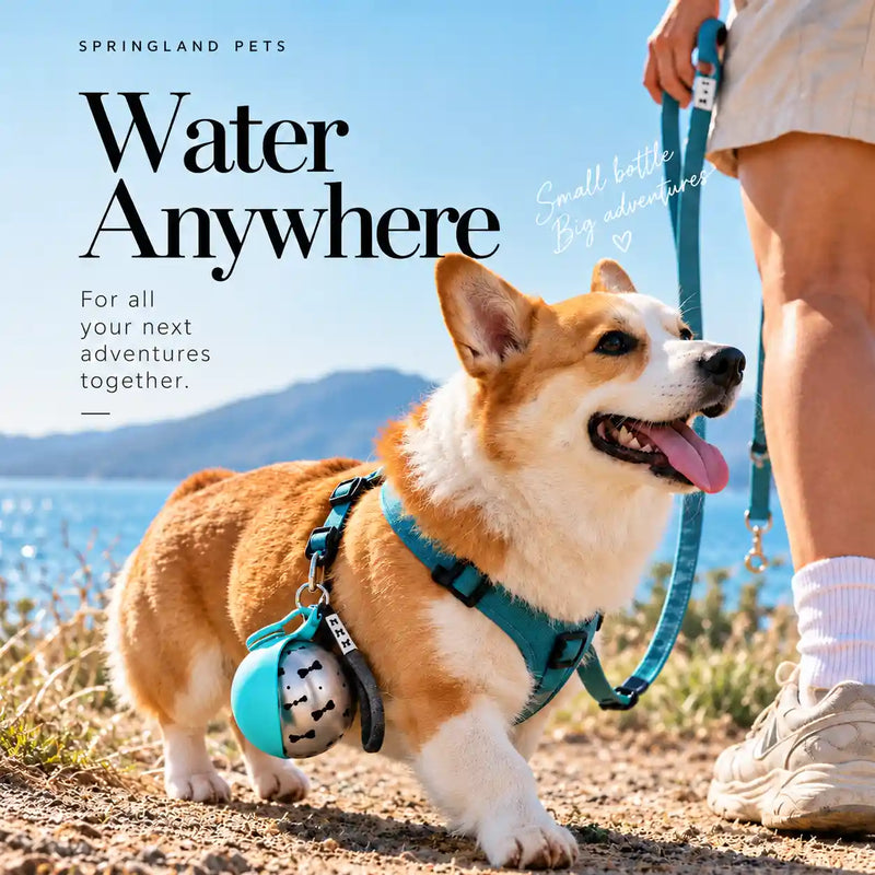PawSip Travel Bottle – Portable Dog Water Bottle with Fold-Out Bowl