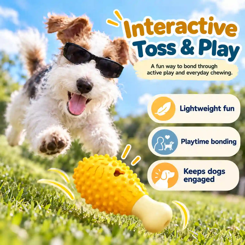 Treat-Dispensing Dental Chew Toy